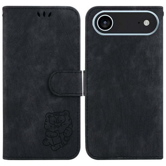 For iPhone Air Little Tiger Embossed Leather Phone Case(Black) - iPhone Air Cases by buy2fix | Online Shopping UK | buy2fix