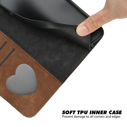 For iPhone 17 Air Side Buckle Double Fold Hand Strap Leather Phone Case(Brown) - iPhone 17 Air Cases by buy2fix | Online Shopping UK | buy2fix