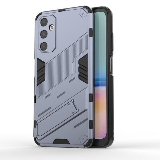 For Samsung Galaxy A05s 4G Punk Armor 2 in 1 PC + TPU Shockproof Phone Case with Invisible Holder(Grey) by buy2fix