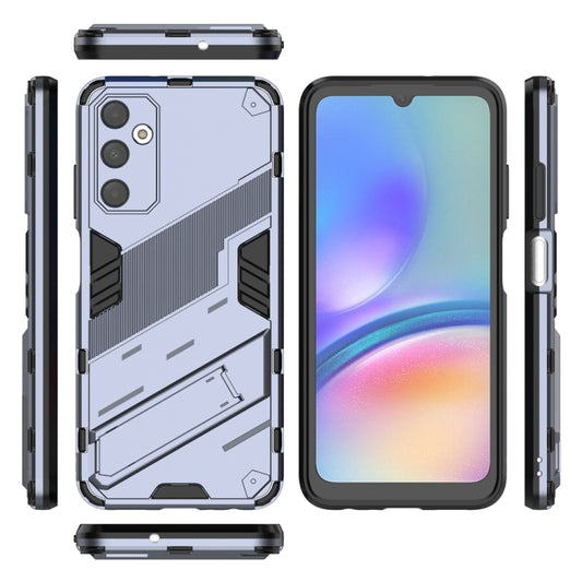 For Samsung Galaxy A05s 4G Punk Armor 2 in 1 PC + TPU Shockproof Phone Case with Invisible Holder(Grey) by buy2fix