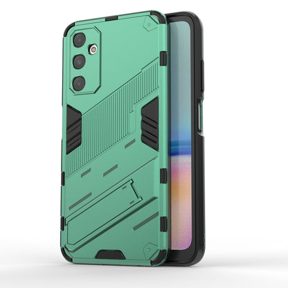 For Samsung Galaxy A05s 4G Punk Armor 2 in 1 PC + TPU Shockproof Phone Case with Invisible Holder(Green) by buy2fix