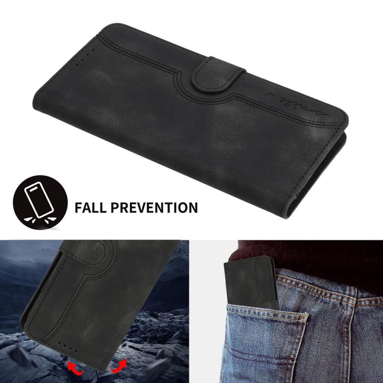For iPhone Air Heart Pattern Skin Feel Leather Phone Case(Black) - iPhone Air Cases by buy2fix | Online Shopping UK | buy2fix