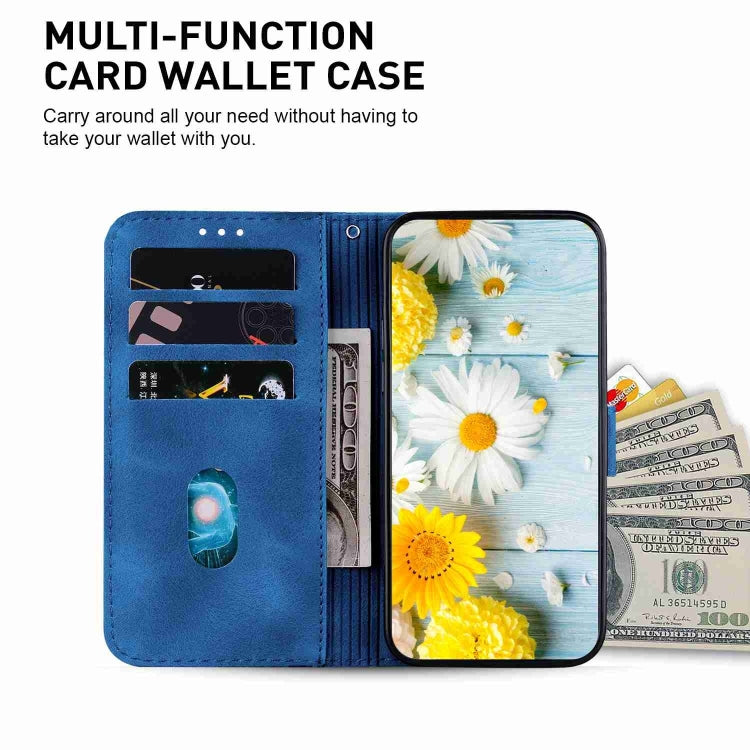 For Xiaomi 13T / 13T Pro / Redmi K60 Ultra Lily Embossed Leather Phone Case(Dark Blue) - Xiaomi Cases by buy2fix | Online Shopping UK | buy2fix
