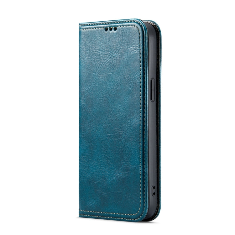 For iPhone 15 Pro Fierre Shann Vintage Bark Texture Wallet Leather Phone Case(Green) - iPhone 15 Pro Cases by FIERRE SHANN | Online Shopping UK | buy2fix