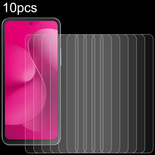For T-Mobile REVVL 8 Pro 5G 10pcs 0.26mm 9H 2.5D Tempered Glass Film