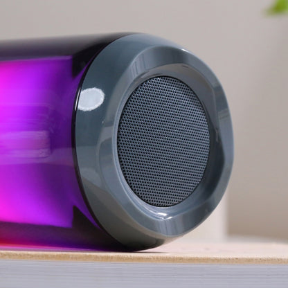 T&G TG651 Portable LED Wireless Bluetooth Speaker Outdoor TWS Subwoofer(Grey) - Desktop Speaker by T&G | Online Shopping UK | buy2fix