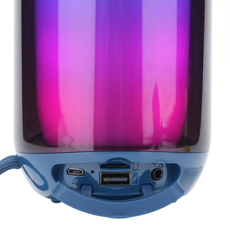 T&G TG651 Portable LED Wireless Bluetooth Speaker Outdoor TWS Subwoofer(Green) - Desktop Speaker by T&G | Online Shopping UK | buy2fix