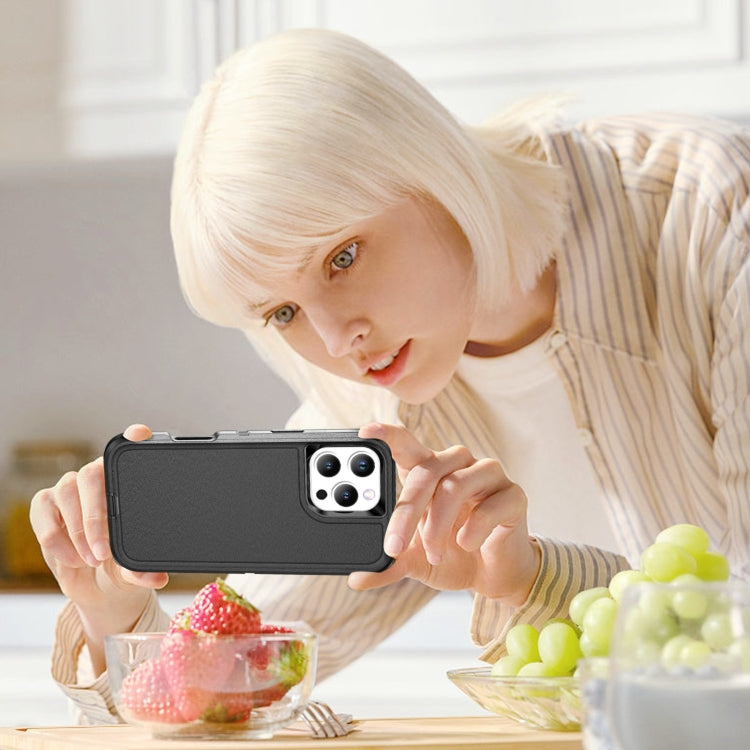 For iPhone 16 Pro Max Life Waterproof Rugged Phone Case(Black) by buy2fix