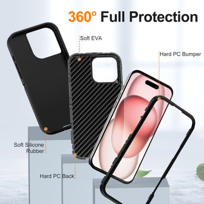 For iPhone 16 Pro Life Waterproof Rugged Phone Case(Black) by buy2fix