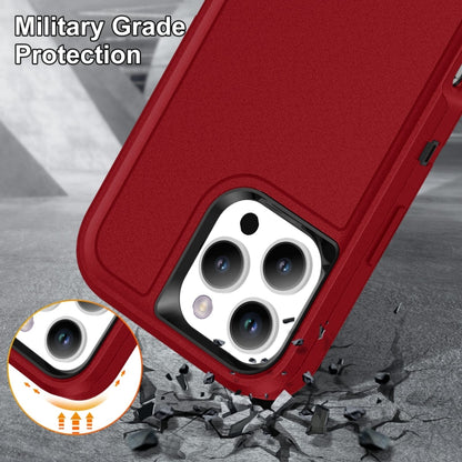 For iPhone 16 Pro Life Waterproof Rugged Phone Case(Red + Black) by buy2fix