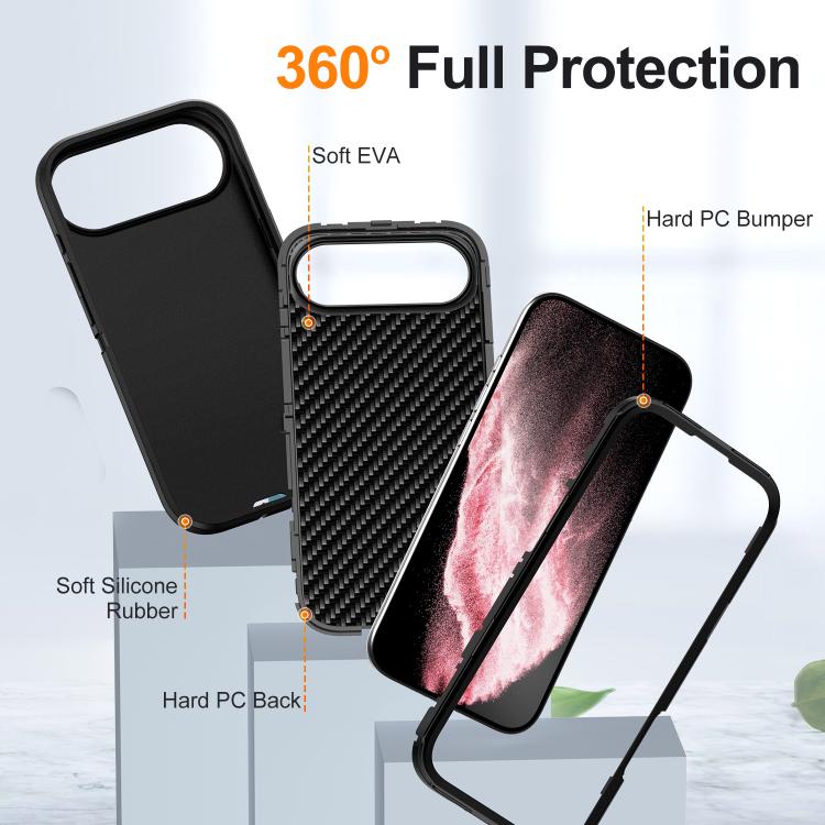 For iPhone Air Life Waterproof Rugged Phone Case(Black) - iPhone Air Cases by buy2fix | Online Shopping UK | buy2fix
