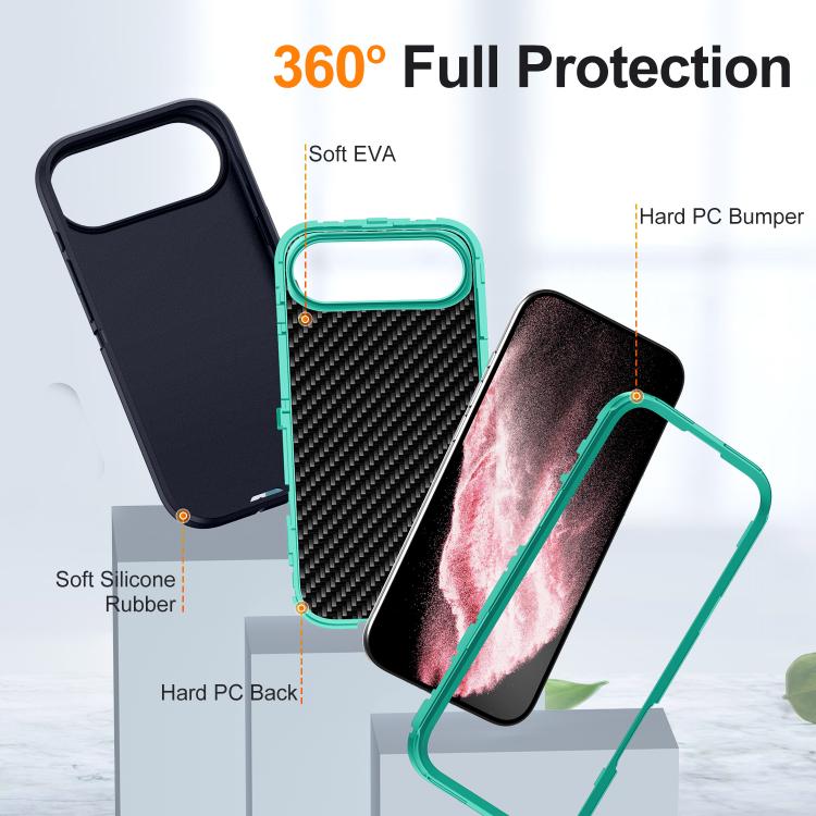 For iPhone Air Life Waterproof Rugged Phone Case(Dark Blue + Light Blue) - iPhone Air Cases by buy2fix | Online Shopping UK | buy2fix