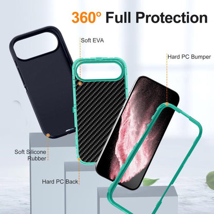 For iPhone Air Life Waterproof Rugged Phone Case(Dark Blue + Light Blue) - iPhone Air Cases by buy2fix | Online Shopping UK | buy2fix