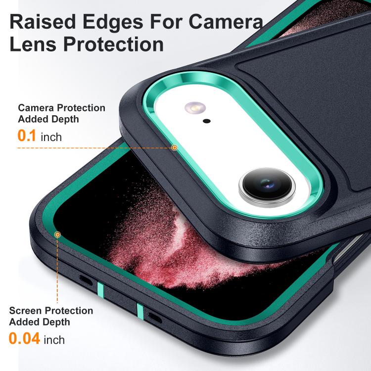 For iPhone Air Life Waterproof Rugged Phone Case(Dark Blue + Light Blue) - iPhone Air Cases by buy2fix | Online Shopping UK | buy2fix