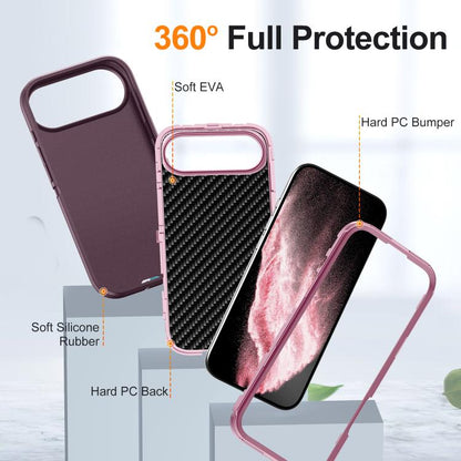 For iPhone Air Life Waterproof Rugged Phone Case(Purple + Pink) - iPhone Air Cases by buy2fix | Online Shopping UK | buy2fix