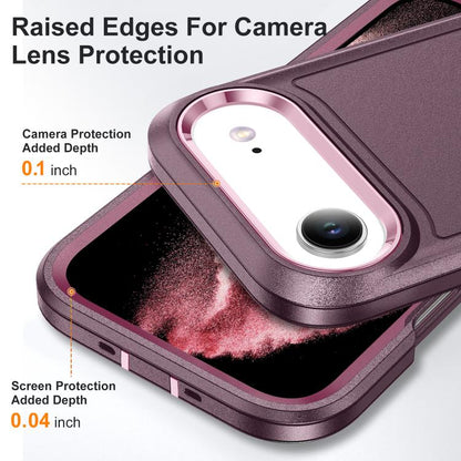 For iPhone Air Life Waterproof Rugged Phone Case(Purple + Pink) - iPhone Air Cases by buy2fix | Online Shopping UK | buy2fix