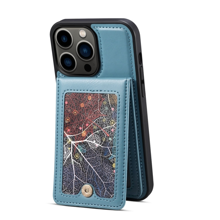For iPhone 15 Pro ESEBLE Star Series Lanyard Holder Card Slot Phone Case(Blue) - iPhone 15 Pro Cases by ESEBLE | Online Shopping UK | buy2fix