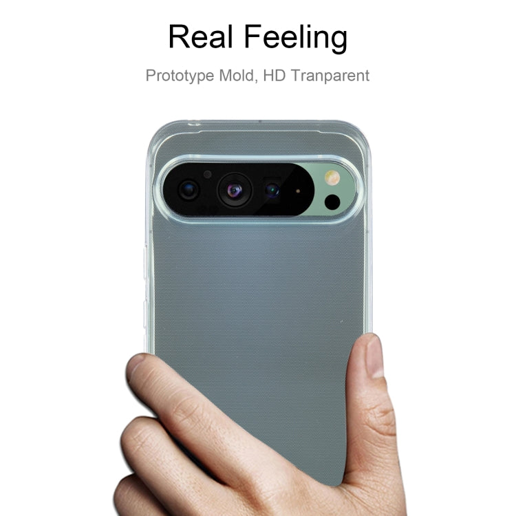 For Google Pixel 9 Ultra-thin Transparent TPU Phone Case by buy2fix