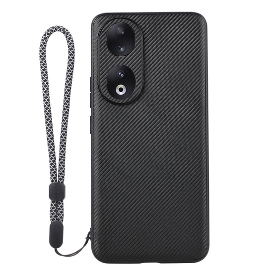 For Honor 90 ViLi TC Series Kevlar Carbon Fiber Texture Phone Case(Black)