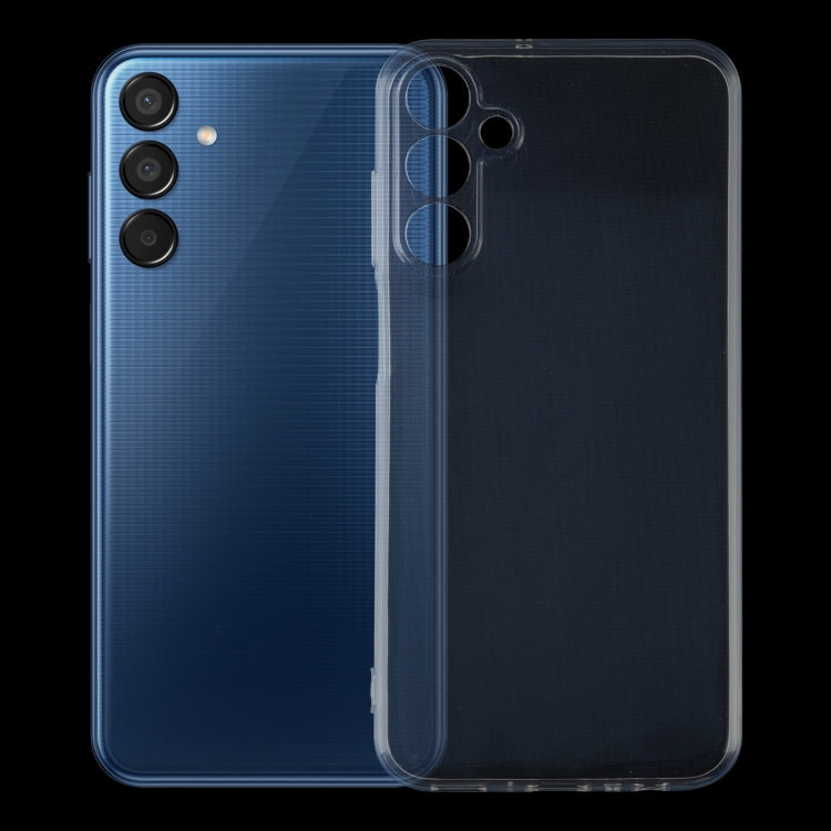 For Samsung Galaxy M15 Ultra-thin Transparent TPU Phone Case by buy2fix