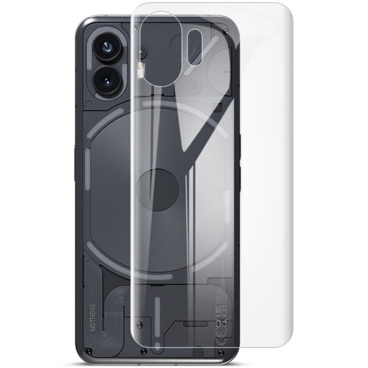 For Nothing Phone 2 2pcs imak Curved Hydrogel Film Pnone Back Protector - Nothing Tempered Glass by imak | Online Shopping UK | buy2fix
