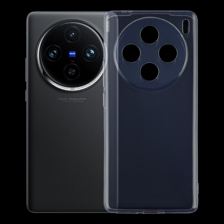 For vivo X100 Ultra-thin Transparent TPU Phone Case by buy2fix