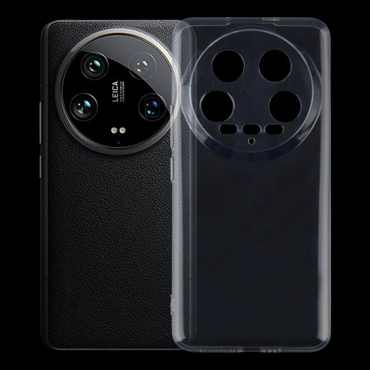 For Xiaomi 14 Ultra Ultra-thin Transparent TPU Phone Case