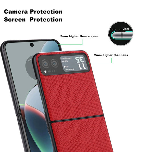 For Motorola Razr 40 ViLi TH Series Shockproof TPU + PC Phone Case(Red) - Motorola Cases by ViLi | Online Shopping UK | buy2fix