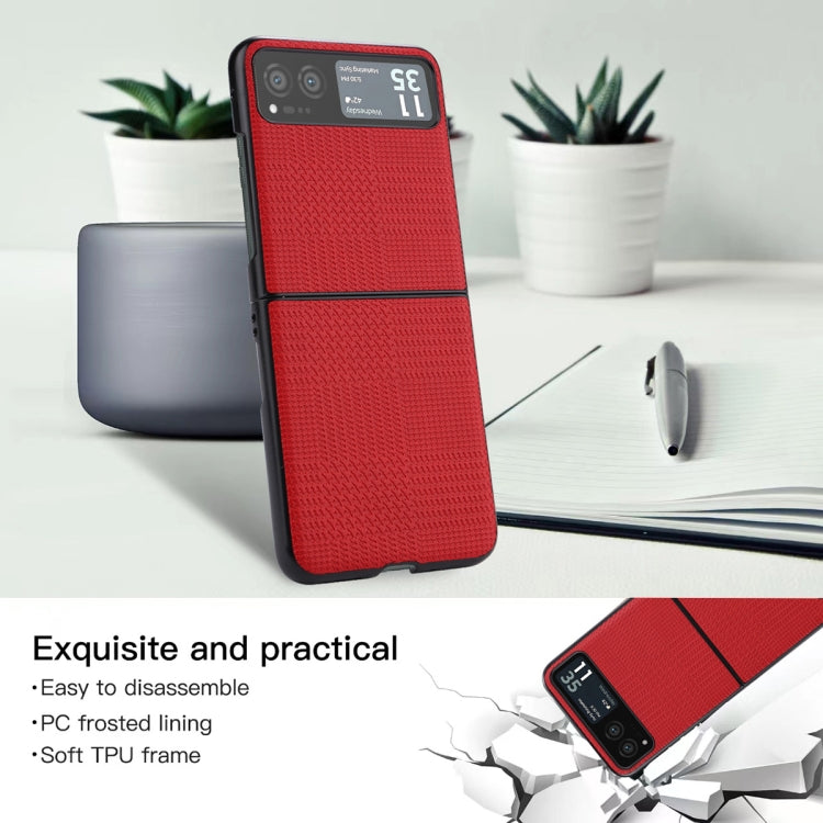 For Motorola Razr 40 ViLi TH Series Shockproof TPU + PC Phone Case(Red) - Motorola Cases by ViLi | Online Shopping UK | buy2fix