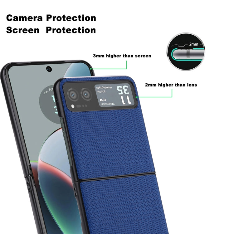 For Motorola Razr 40 ViLi TH Series Shockproof TPU + PC Phone Case(Blue) - Motorola Cases by ViLi | Online Shopping UK | buy2fix