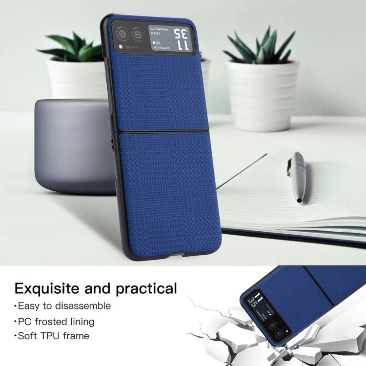 For Motorola Razr 40 ViLi TH Series Shockproof TPU + PC Phone Case(Blue) - Motorola Cases by ViLi | Online Shopping UK | buy2fix