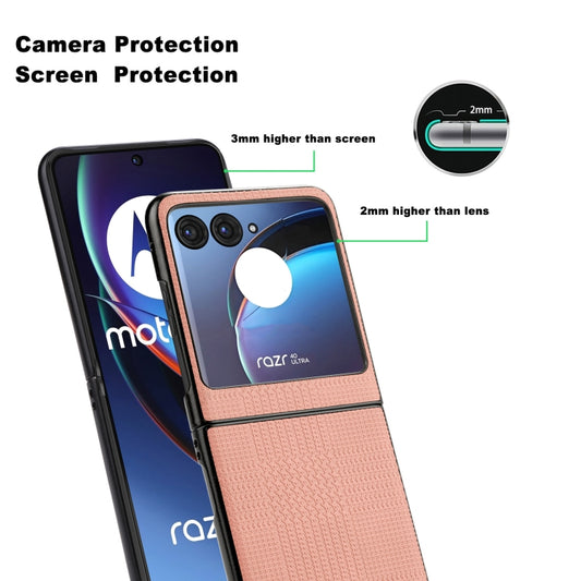 For Motorola Razr 40 Ultra ViLi TH Series Shockproof TPU + PC Phone Case(Pink) - Motorola Cases by ViLi | Online Shopping UK | buy2fix