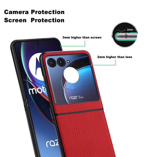 For Motorola Razr 40 Ultra ViLi TH Series Shockproof TPU + PC Phone Case(Red) - Motorola Cases by ViLi | Online Shopping UK | buy2fix