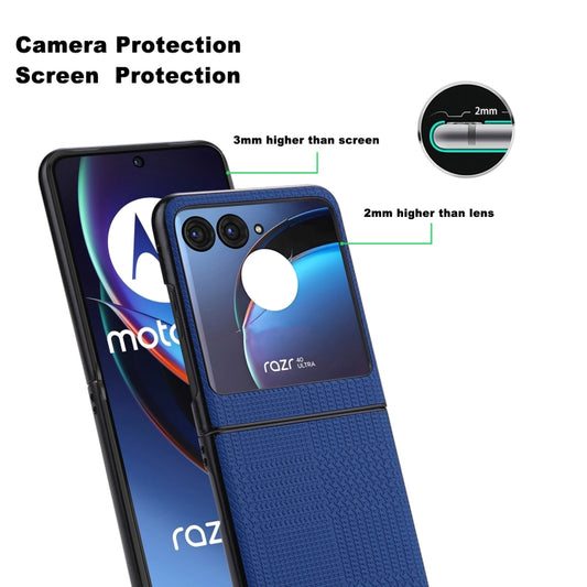 For Motorola Razr 40 Ultra ViLi TH Series Shockproof TPU + PC Phone Case(Blue) - Motorola Cases by ViLi | Online Shopping UK | buy2fix