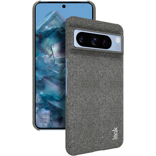 For Google Pixel 8 Pro imak Ruiyi Series Cloth Texture PU + PC Phone Case(Dark Grey)