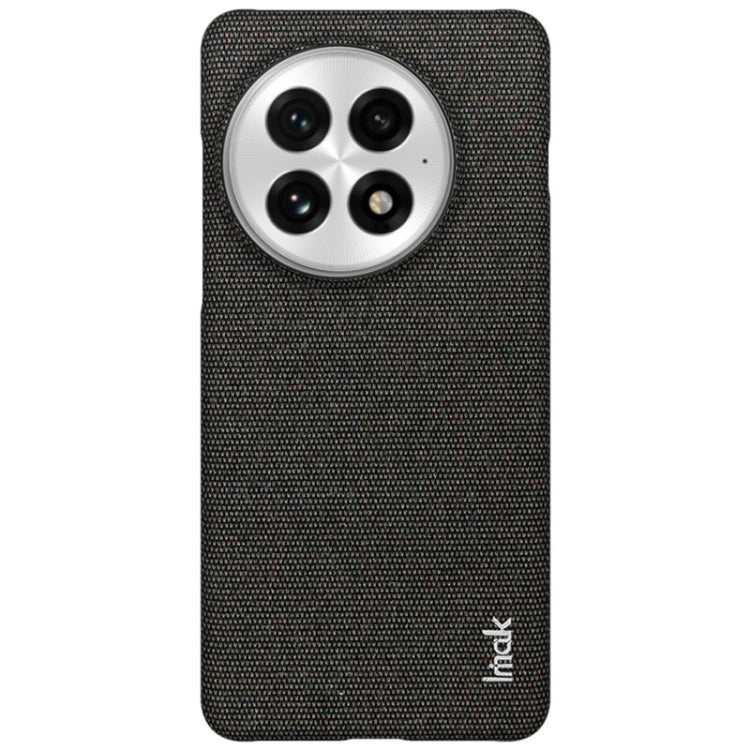 For OnePlus 13 imak Ruiyi Series Cloth Texture PU + PC Phone Case(Black) - OnePlus Cases by imak | Online Shopping UK | buy2fix