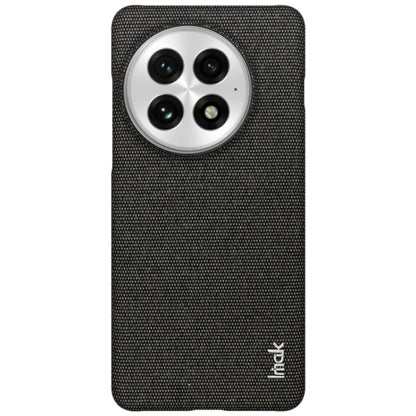 For OnePlus 13 imak Ruiyi Series Cloth Texture PU + PC Phone Case(Black) - OnePlus Cases by imak | Online Shopping UK | buy2fix