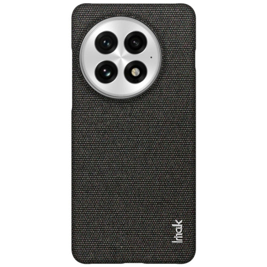 For OnePlus 13 imak Ruiyi Series Cloth Texture PU + PC Phone Case(Black) - OnePlus Cases by imak | Online Shopping UK | buy2fix