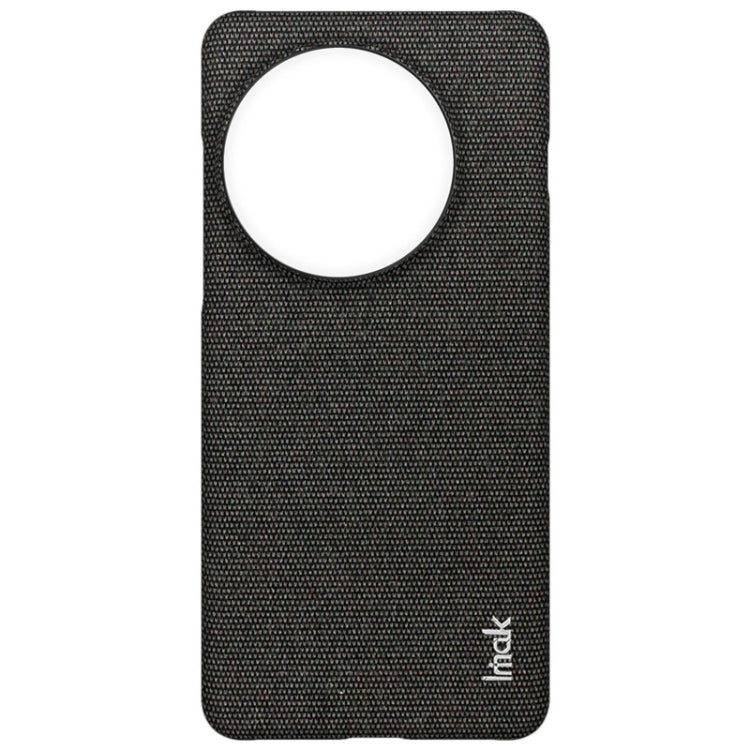 For OnePlus 13 imak Ruiyi Series Cloth Texture PU + PC Phone Case(Black) - OnePlus Cases by imak | Online Shopping UK | buy2fix