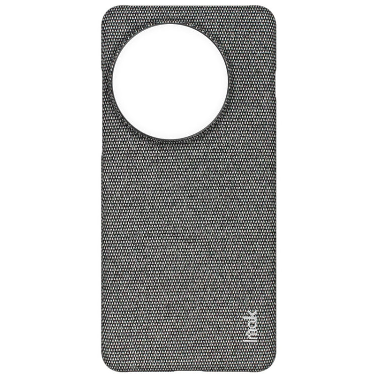 For OnePlus 13 imak Ruiyi Series Cloth Texture PU + PC Phone Case(Dark Grey) - OnePlus Cases by imak | Online Shopping UK | buy2fix