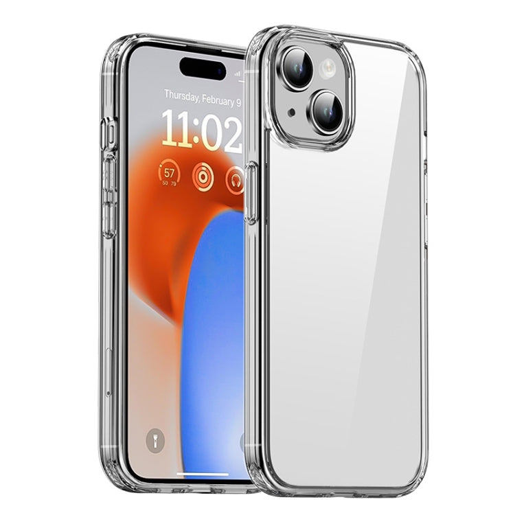 For iPhone 15 iPAKY Hanguang Series Transparent TPU+PC Phone Case(Transparent) - iPhone 15 Cases by iPAKY | Online Shopping UK | buy2fix