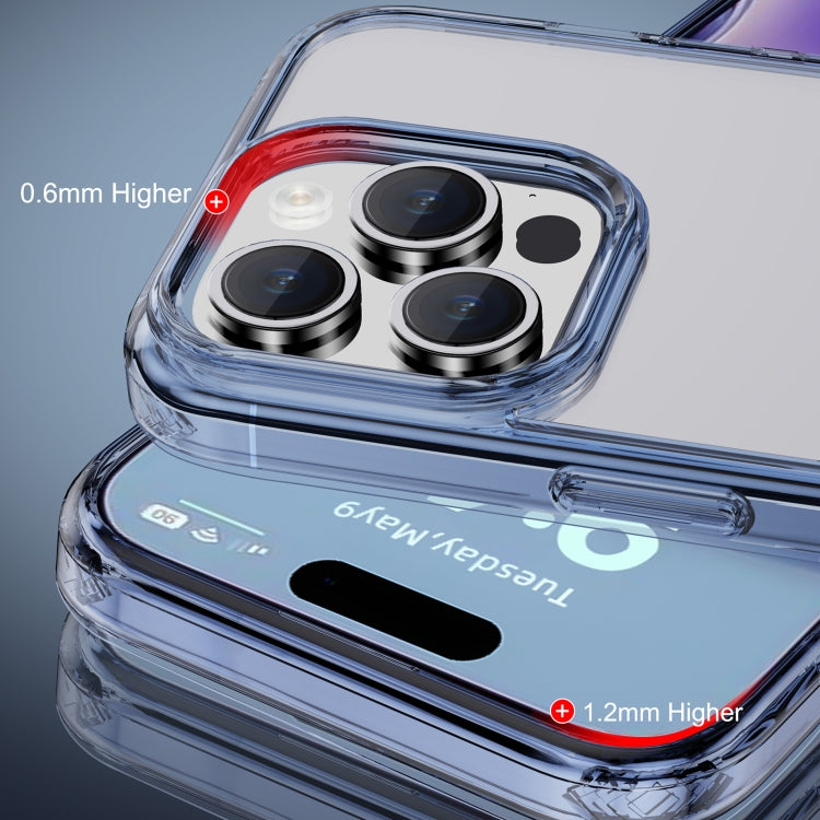 For iPhone 15 Plus iPAKY Hanguang Series Transparent TPU+PC Phone Case(Transparent) - iPhone 15 Plus Cases by iPAKY | Online Shopping UK | buy2fix