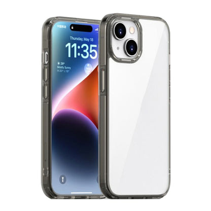 For iPhone 15 iPAKY Aurora Series Shockproof PC + TPU Protective Phone Case(Transparent Black) - iPhone 15 Cases by iPAKY | Online Shopping UK | buy2fix