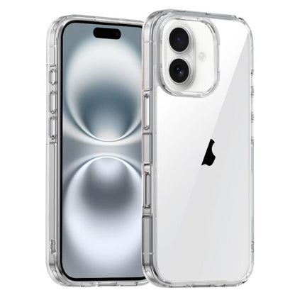 For iPhone 16 Plus iPAKY Aurora Series Shockproof PC + TPU Protective Phone Case(Transparent) - iPhone 16 Plus Cases by iPAKY | Online Shopping UK | buy2fix