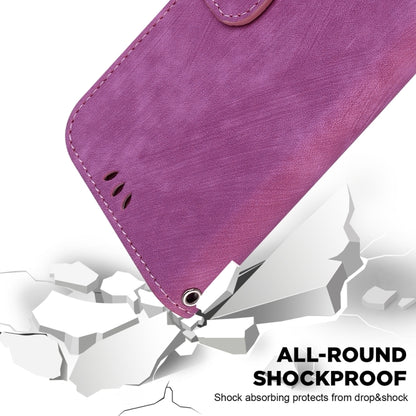 For Motorola Edge 2024 Little Tiger Embossed Leather Phone Case(Rose Red) by buy2fix