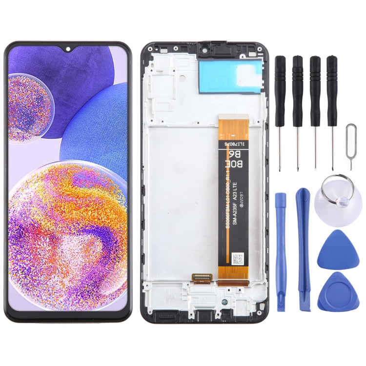 For Samsung Galaxy A23 4G SM-A235F OEM LCD Screen Digitizer Full Assembly with Frame - LCD Screen by buy2fix | Online Shopping UK | buy2fix