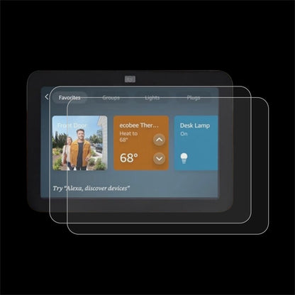 For Amazon Echo Show 8 2023 2pcs 9H 0.3mm Explosion-proof Tempered Glass Film - Other Accessories by buy2fix | Online Shopping UK | buy2fix