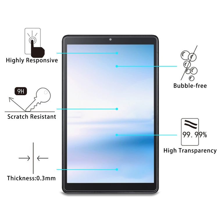 For NEC LAVIE T8 T0875 2pcs 9H 0.3mm Explosion-proof Tempered Glass Film - Others by buy2fix | Online Shopping UK | buy2fix