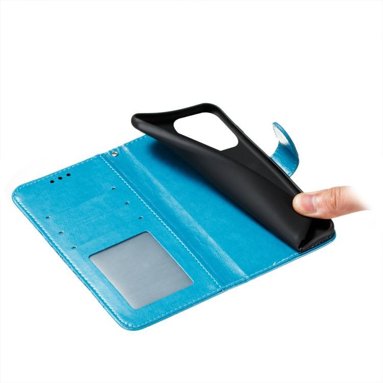 For iPhone Air Sun Mandala Embossing Leather Phone Case(Blue) - iPhone Air Cases by buy2fix | Online Shopping UK | buy2fix