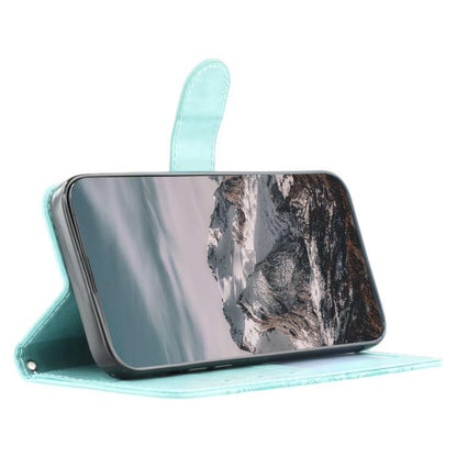 For iPhone Air Sun Mandala Embossing Leather Phone Case(Green) - iPhone Air Cases by buy2fix | Online Shopping UK | buy2fix